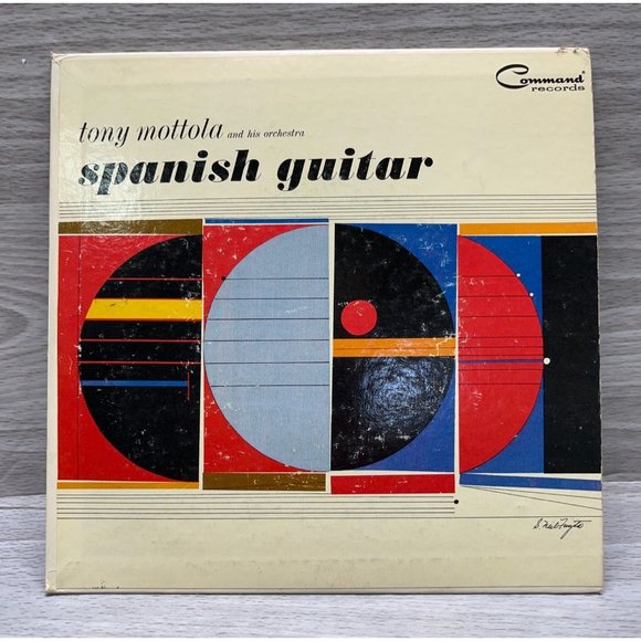 Tony Mottola Spanish Guitar Compact 33 Jukebox 7" Record Command SE 61 - Picture 4 of 5